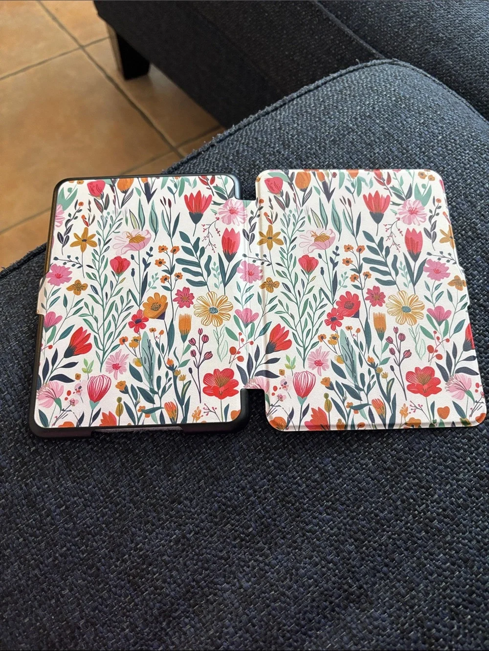 FAMAVALA Floral Shell Case - Pink, Green, Orange